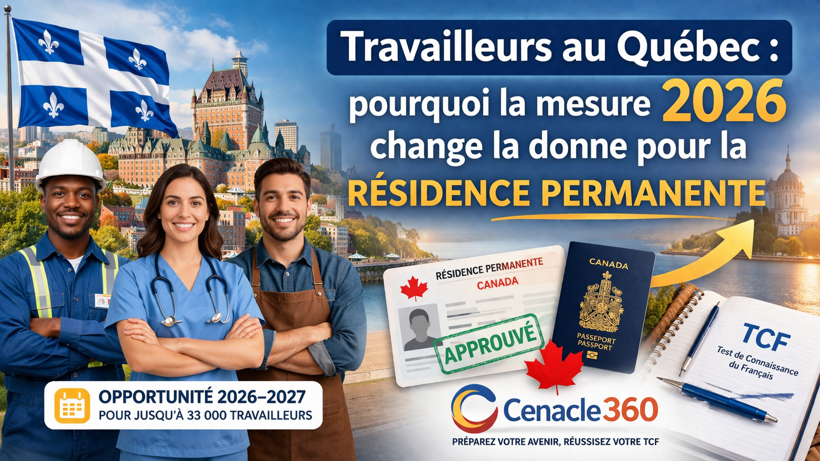 Québec 2026 : une nouvelle chance vers la résidence permanente pour certains travailleurs